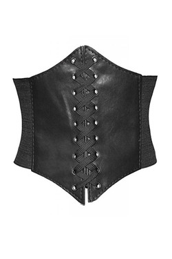 Black Garter Corset Belt