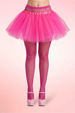 Neon Pink Petticoat Tulle Tutu Skirt
