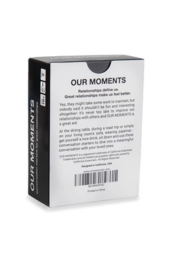 Our Moments Intimacy Card Game for Couples