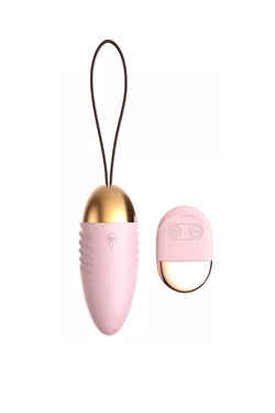 Pink Egg Bullet Wireless Wearable Panty Vibrator with Remote 