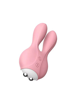 Pink Bunny Mini Dual Motor Electro Magnetic Pulsating Vibrator