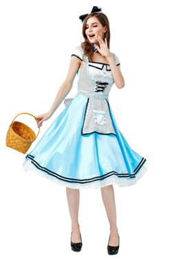 Deluxe Retro Rockabilly Diner Waitress Costume