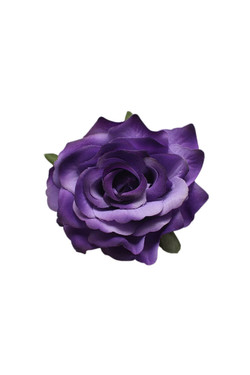 Purple Rose Hair Flower