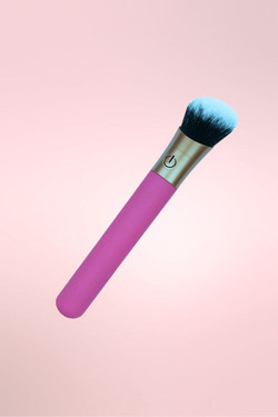 Discreet Purple Make up Blending Bullet Vibrator Sex toy for women actual product photo