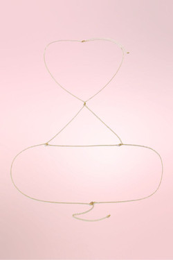 Gold Necklace to Waist Triangle Chain Gold Necklace to Waist Triangle Chain
