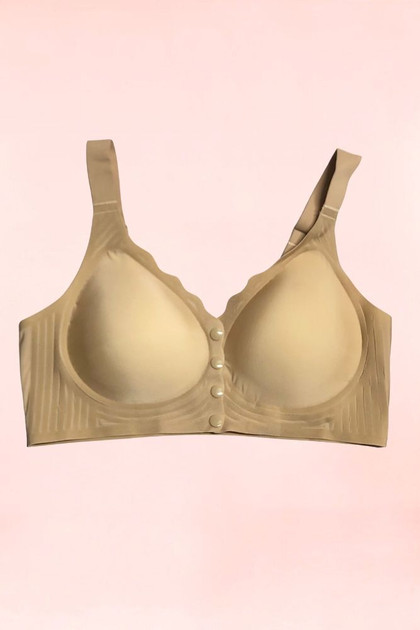 Audrey Plus Size Seamless Bra mocha