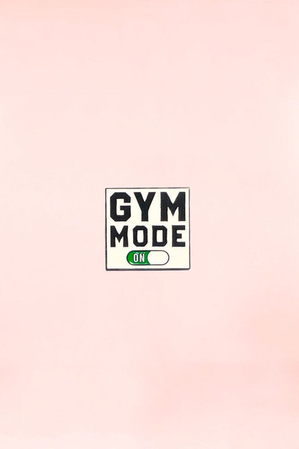 Gym Mode Enamel Pin Lapel Brooch