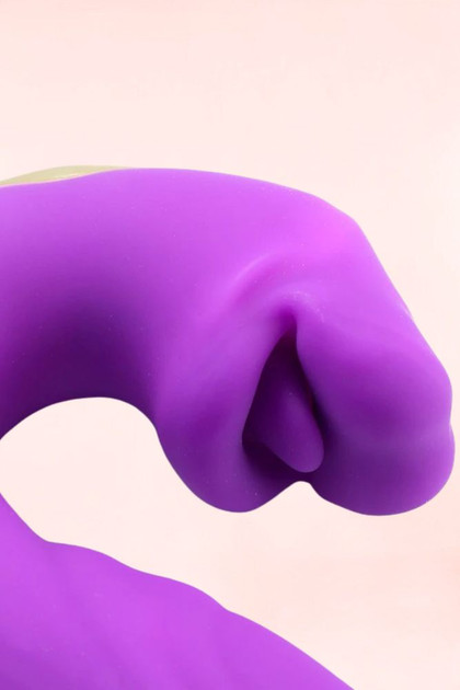 David 3 in 1 Gspot Tapping Licking Dildo Vibrator