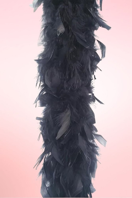 Black Feather Boa