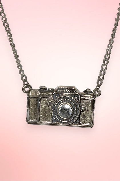 Retro Camera Pendant Chain Vintage Necklace