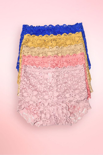 High Waist Lace Panty Full Coverage 