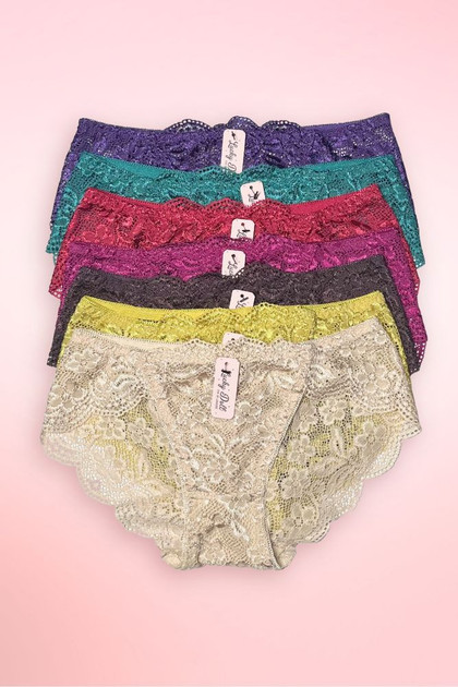 Floral Lace Hipster Panty, Stretch Comfort Fit