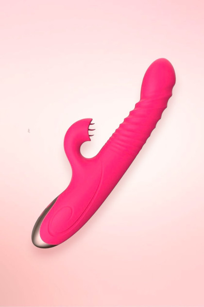 Tongue Licking Heating Thrusting Rabbit Vibrator