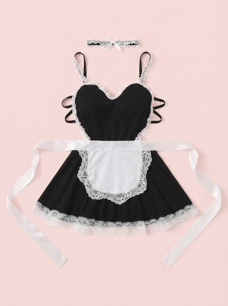 Sexy Retro French Maid Outfit Costume