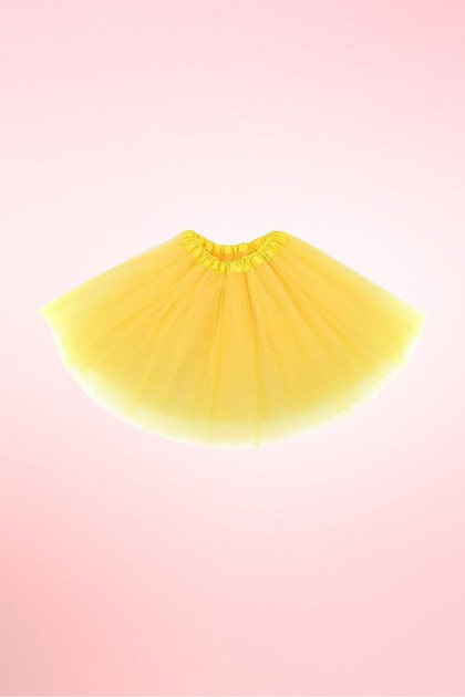 Yellow Petticoat Tulle Tutu Skirt 