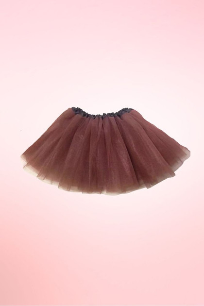 Brown Petticoat Tulle Tutu Skirt