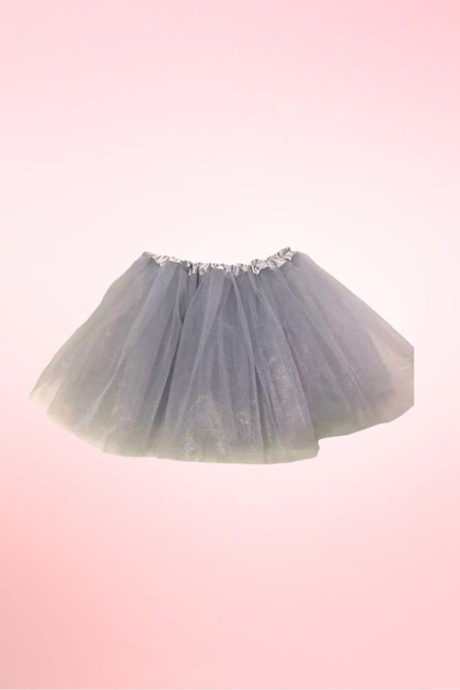 Gray Petticoat Tulle Tutu Skirt