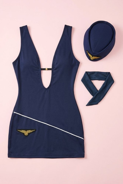 Sassy Flight Attendant 