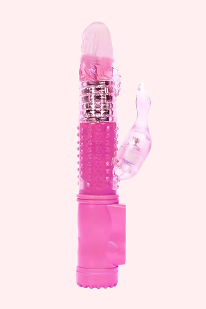 Crazy Bunny Pink Rotating Rabbit Vibrator