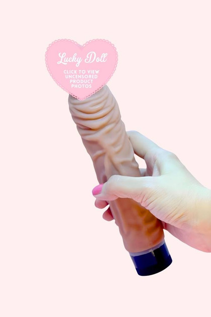 7.8¨Colt Ultra Realistic Soft Skin Vibrating Dildo