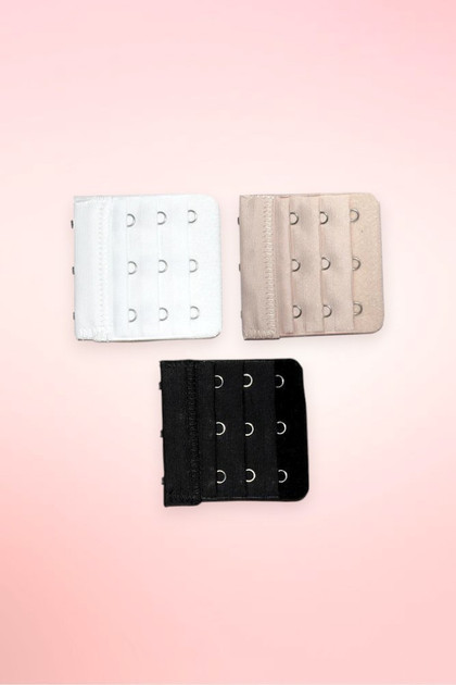 3 Hook Bra Extenders.