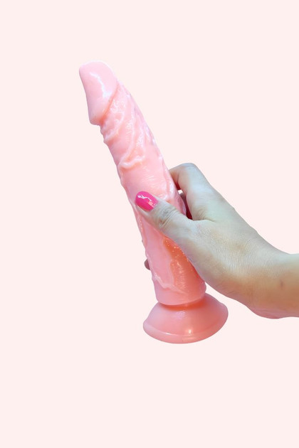 8 inches strap on dildo hand held for size 