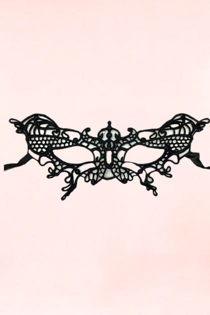 Bella Black Lace Mask.