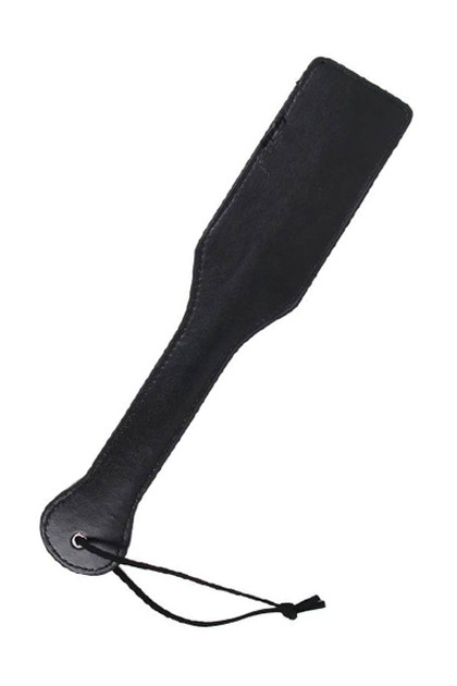 Black XOXO Faux Leather Paddle