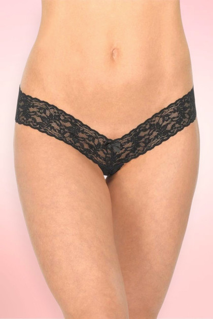 Lace V Shaped Micro Thong