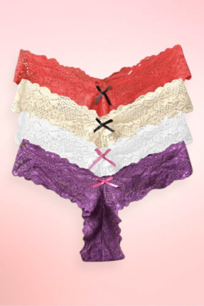 Lace V front Thong Panty.