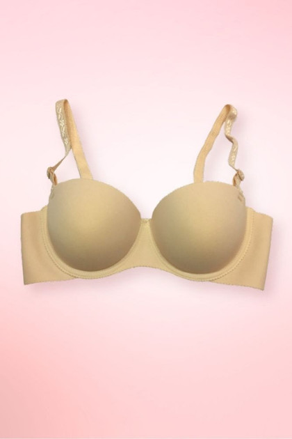 Seamless Wireless Strapless Push-up Padded Cleavage Bra