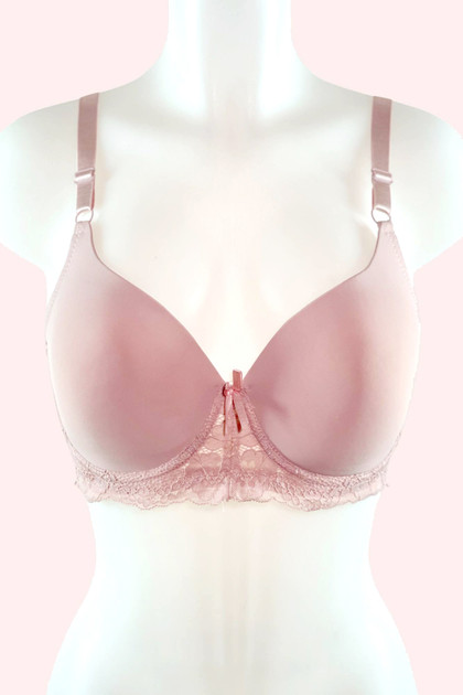 Self-adhesive bra, microfiber, lacing, A to D-cup