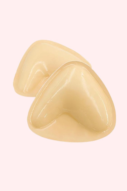 Triangle Sticky Push up Pads Double Sided Inserts  Actual product photo.