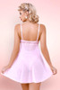 Arlette Pink Lace Teddy with Skirt Lingerie