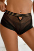Milena Black Retro High Waist Panty
