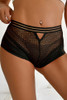 Milena Plus Size Black Retro High Waist Panty