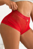 Milena Red Retro High Waist Panty