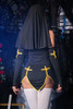 Gothic Midnight Nun Costume Sexy Halloween Outfit