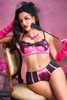 Sugar Sue Hot Pink Bra Panty Retro Lingerie Set