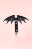 Black Batwing Thigh Garter Clip