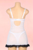 Jolene White Lace Babydoll Nightdress