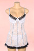 Jolene White Lace Babydoll Nightdress