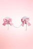 Coquette Pearl Ribbon Bow Nipple Pasties.