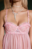 Gracie Pink Push up Babydoll
