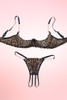 leopard bra and panty set.