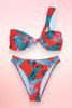 Millos Tropical Print Two Piece Swimsuit