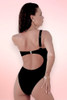 Black Monokini One Piece Swimsuit.