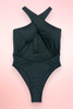 Mijas Black Keyhole One Piece Swimsuit