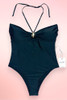 Ibiza Black Halter One Piece Swimsuit