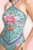 Positano Blue Green One Piece Swimsuit